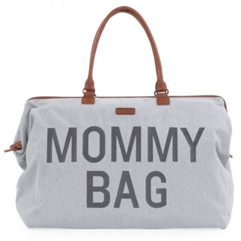 Geanta de infasat Childhome Mommy Bag Panza Oxford Gri - imagine 6